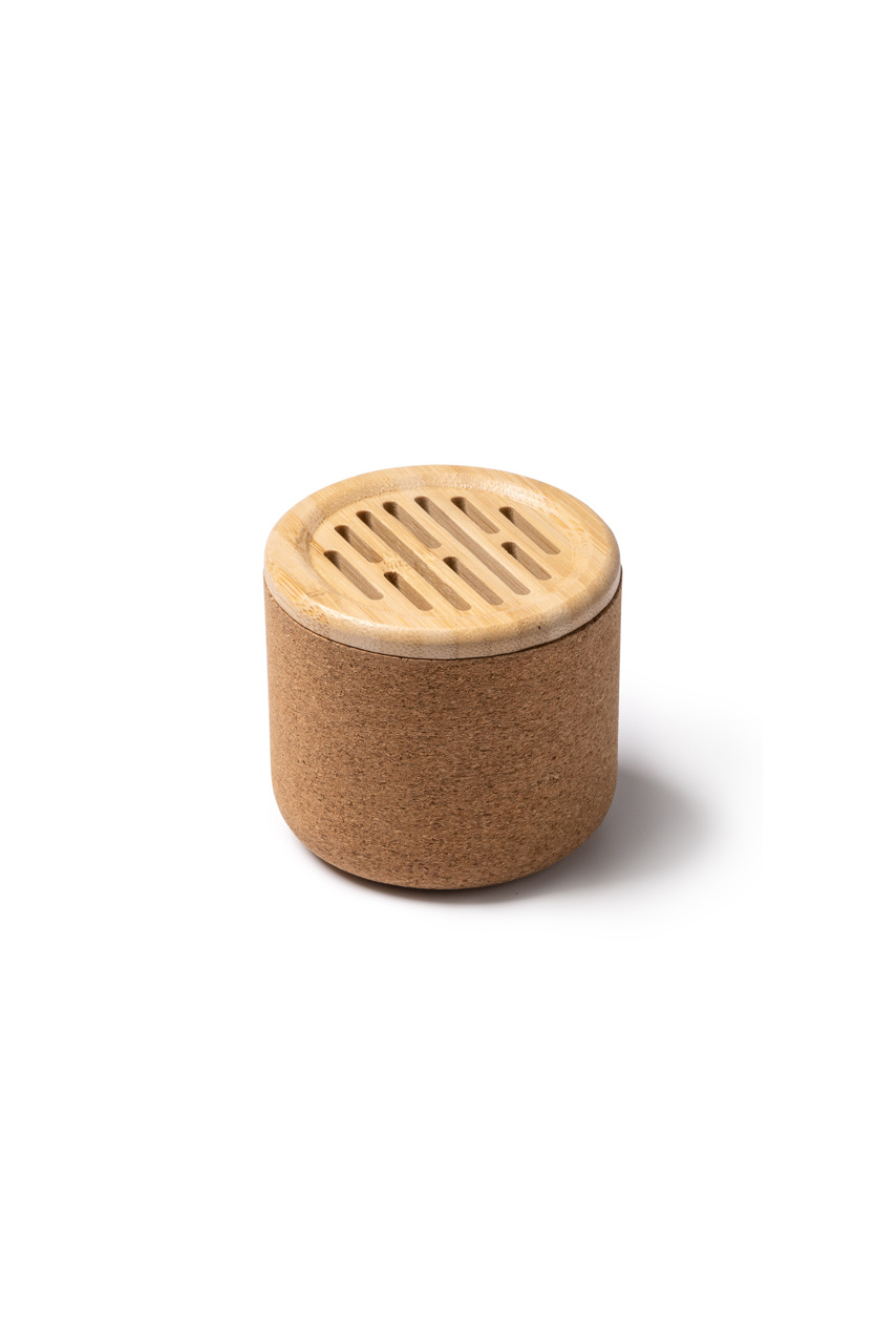 Eco-Friendly Bamboo & Cork Bluetooth Speaker