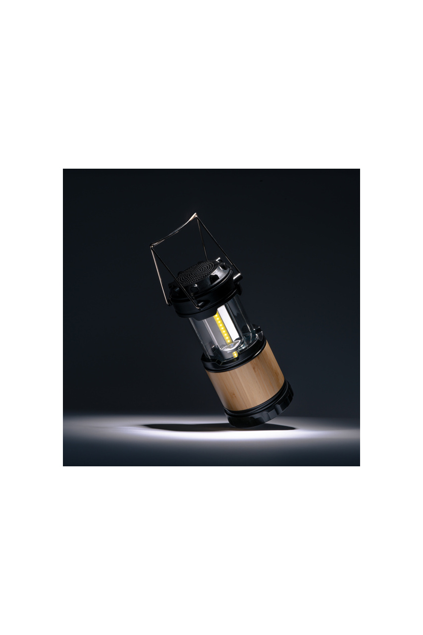 Lampa și Boxă Bluetooth MOSUL din Bambus