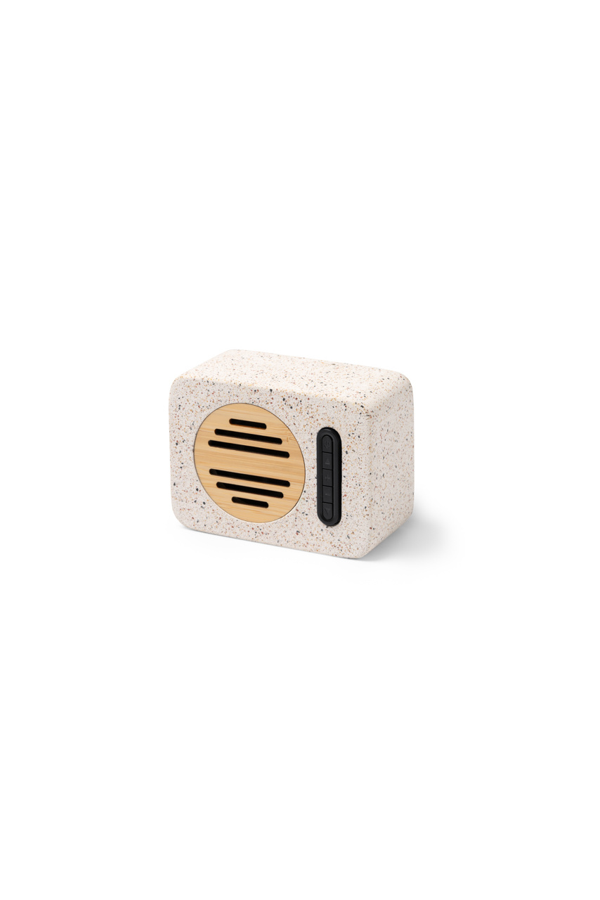 Eco-Friendly Terrazzo and Bamboo Bluetooth Speaker
