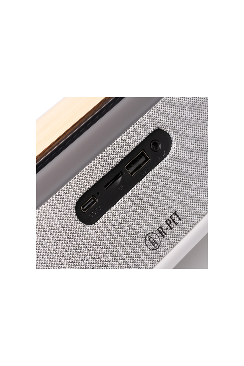 MORNIX Bamboo Wireless Speaker with Charger