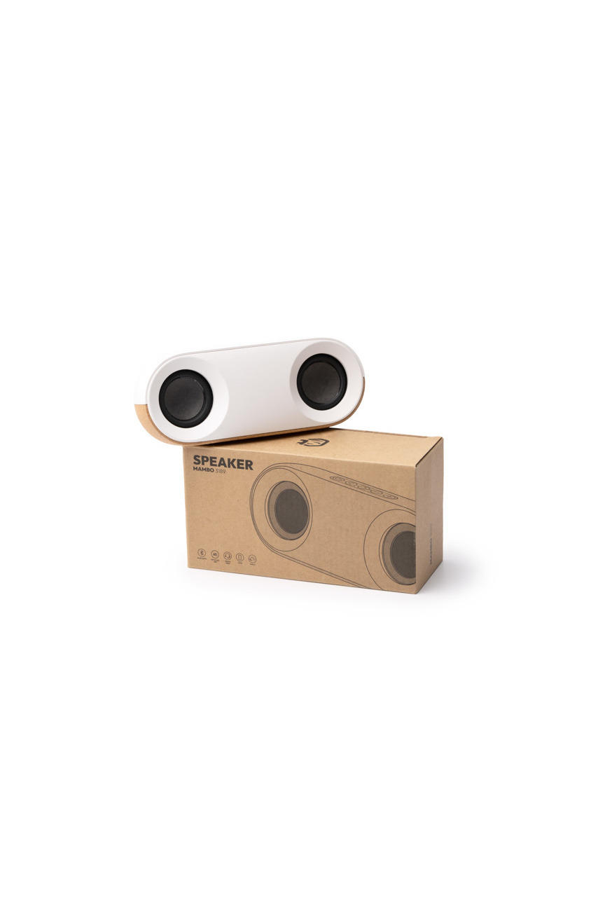 Boxă Bluetooth Eco MAMBO din ABS Reciclat și Plută