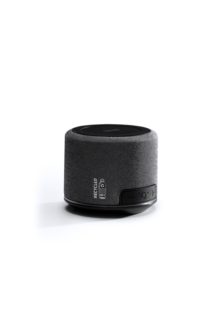 Eco-Friendly Bluetooth Speaker with Wireless Dock