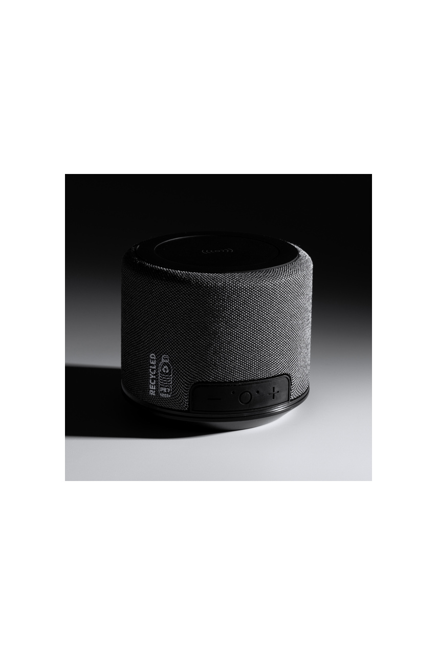 Eco-Friendly Bluetooth Speaker with Wireless Dock