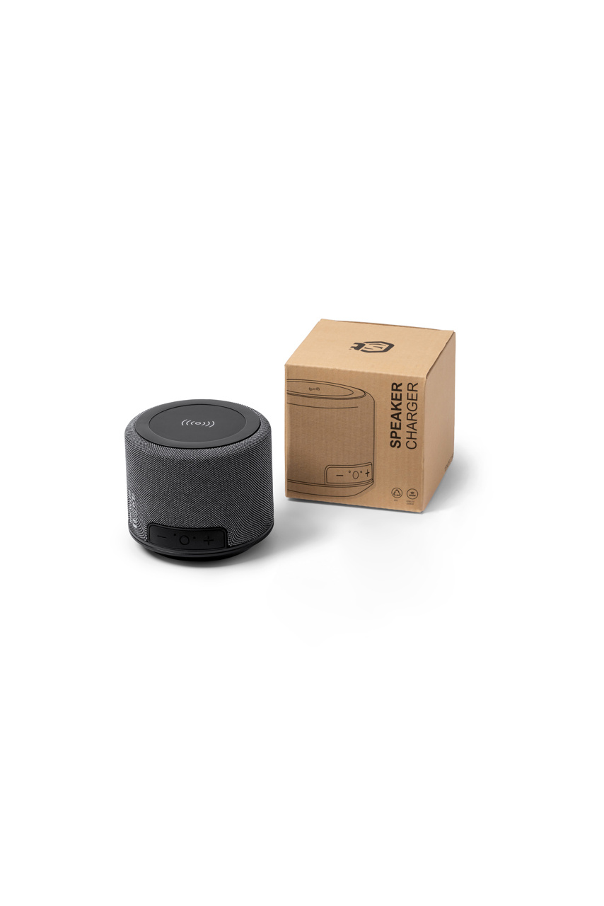 Eco-Friendly Bluetooth Speaker with Wireless Dock