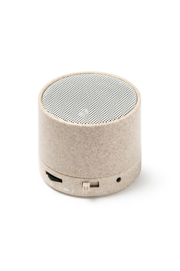 Boxă Wireless Eco KUMBER din Fibră de Grâu