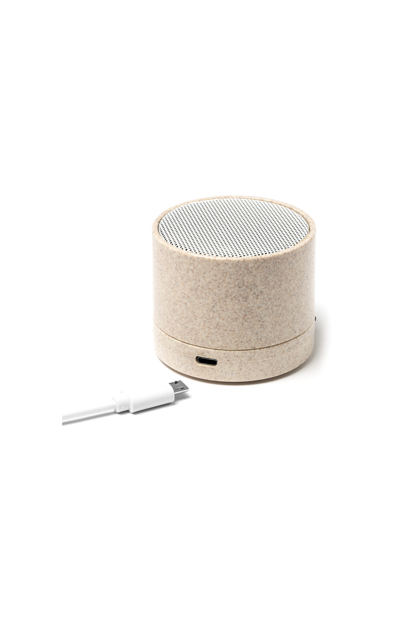 Boxă Wireless Eco KUMBER din Fibră de Grâu