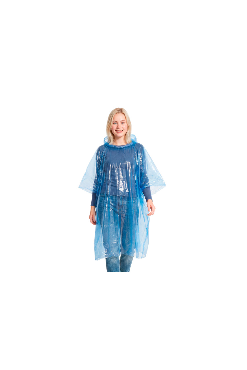 SHAKA Transparent Rain Poncho with Hood