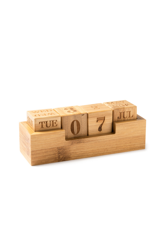 Calendar perpetuu din bambus MEDUS