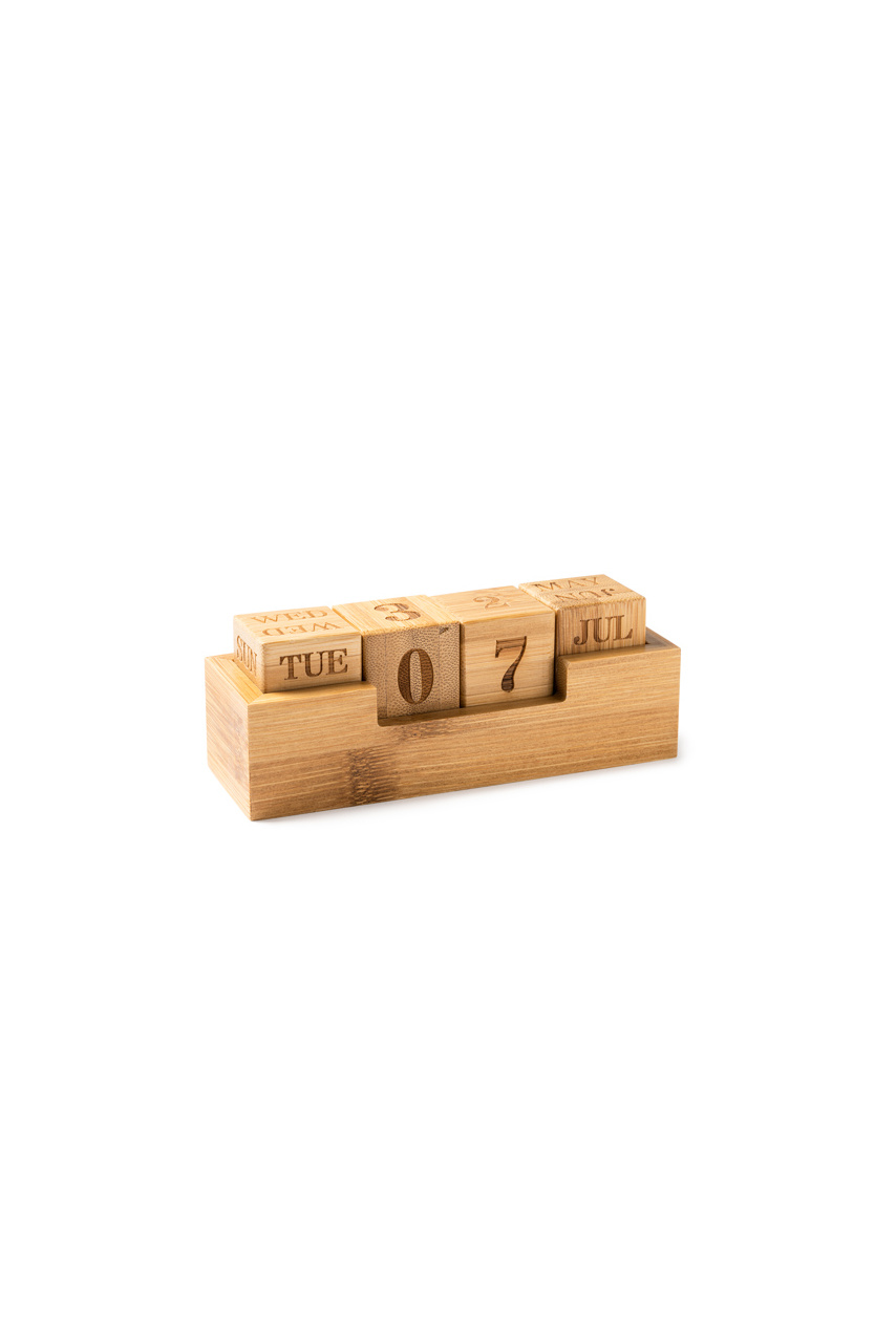 Calendar perpetuu din bambus MEDUS