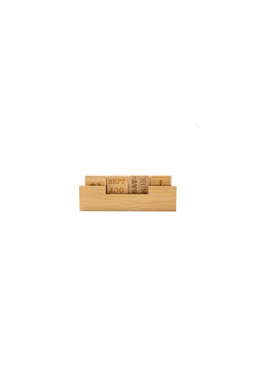 Eco-friendly Bamboo Perpetual Calendar