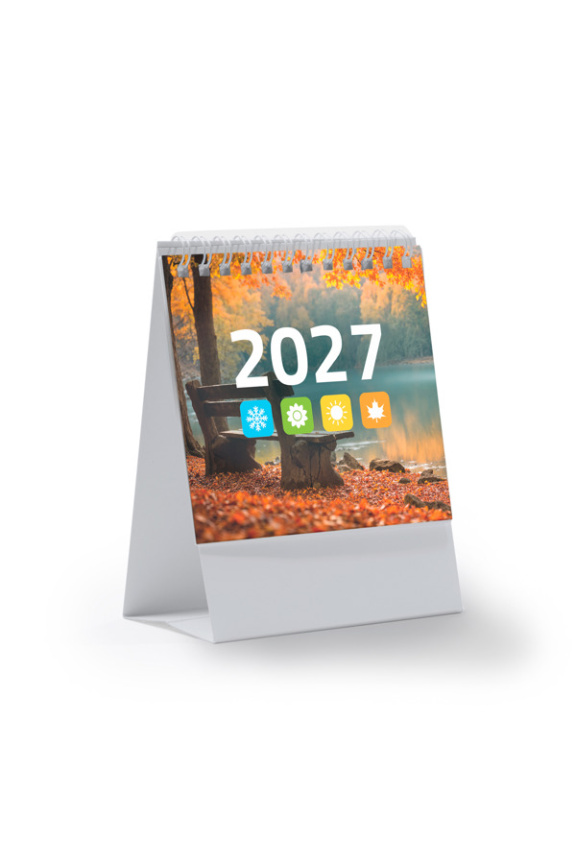 DEAN Vertical Spiral Table Calendar 2027