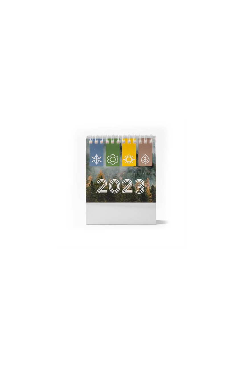 DEAN Vertical Spiral Table Calendar 2027