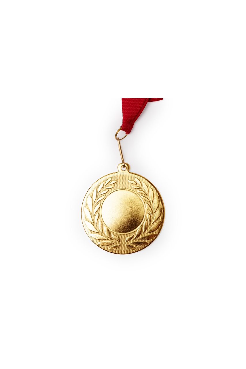 LEDEKI Metal Medal with Red Strap