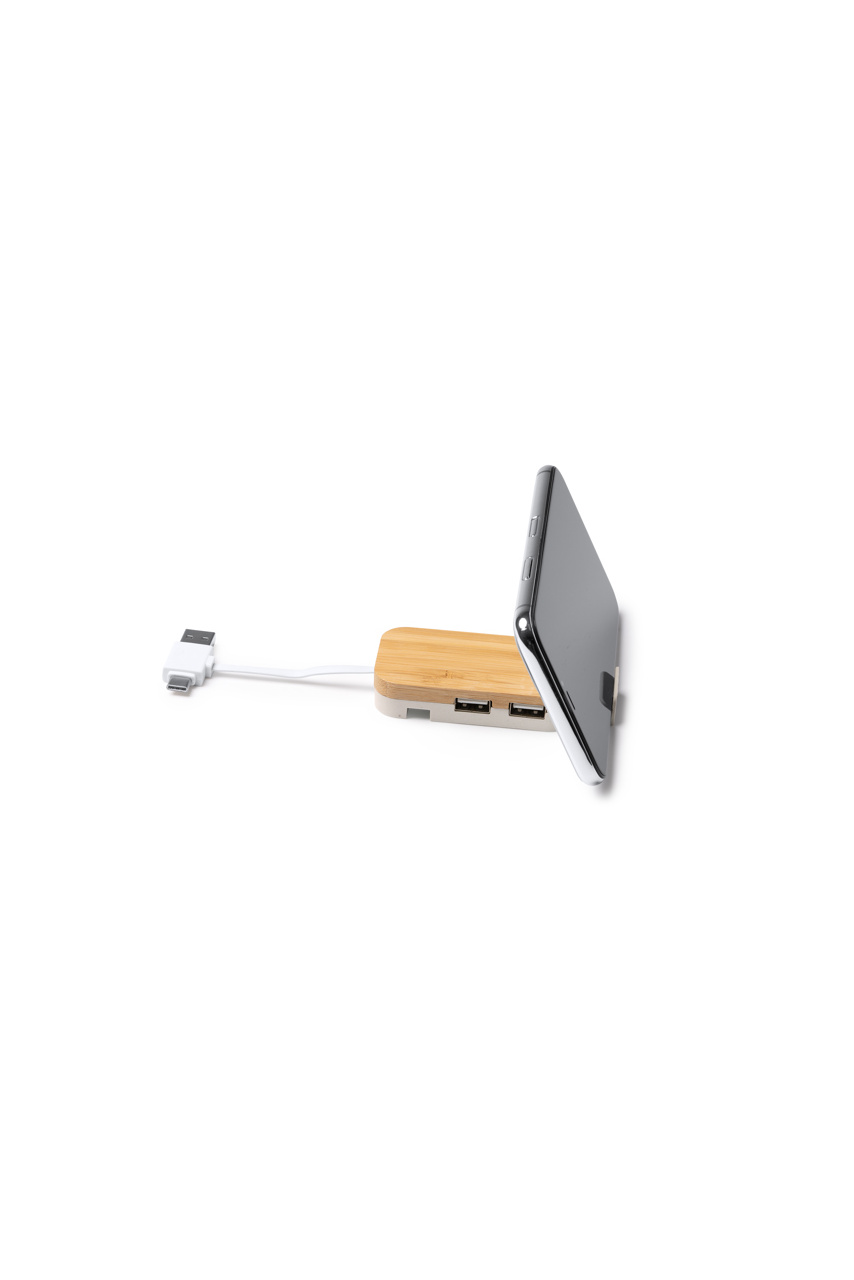 Hub USB eco-friendly din bambus KRUSE