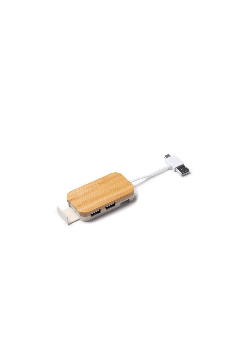 Hub USB eco-friendly din bambus KRUSE