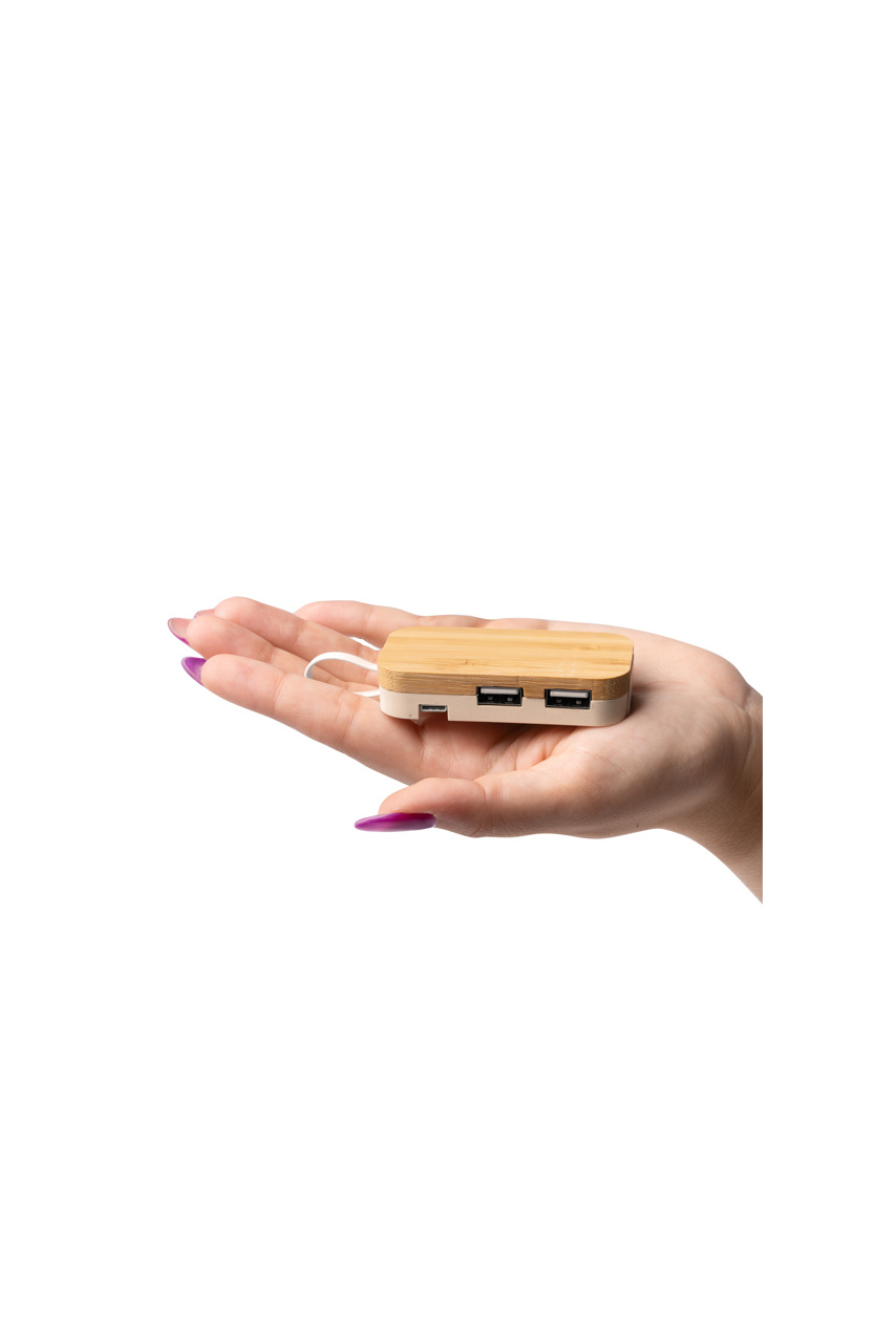 Hub USB eco-friendly din bambus KRUSE
