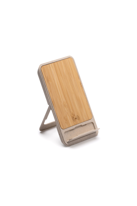 Încărcător Wireless Eco VINI din Bambus - 15W