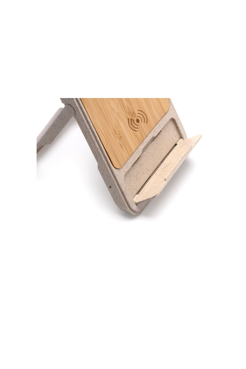 Eco-Friendly Bamboo Wireless Charger - 15W