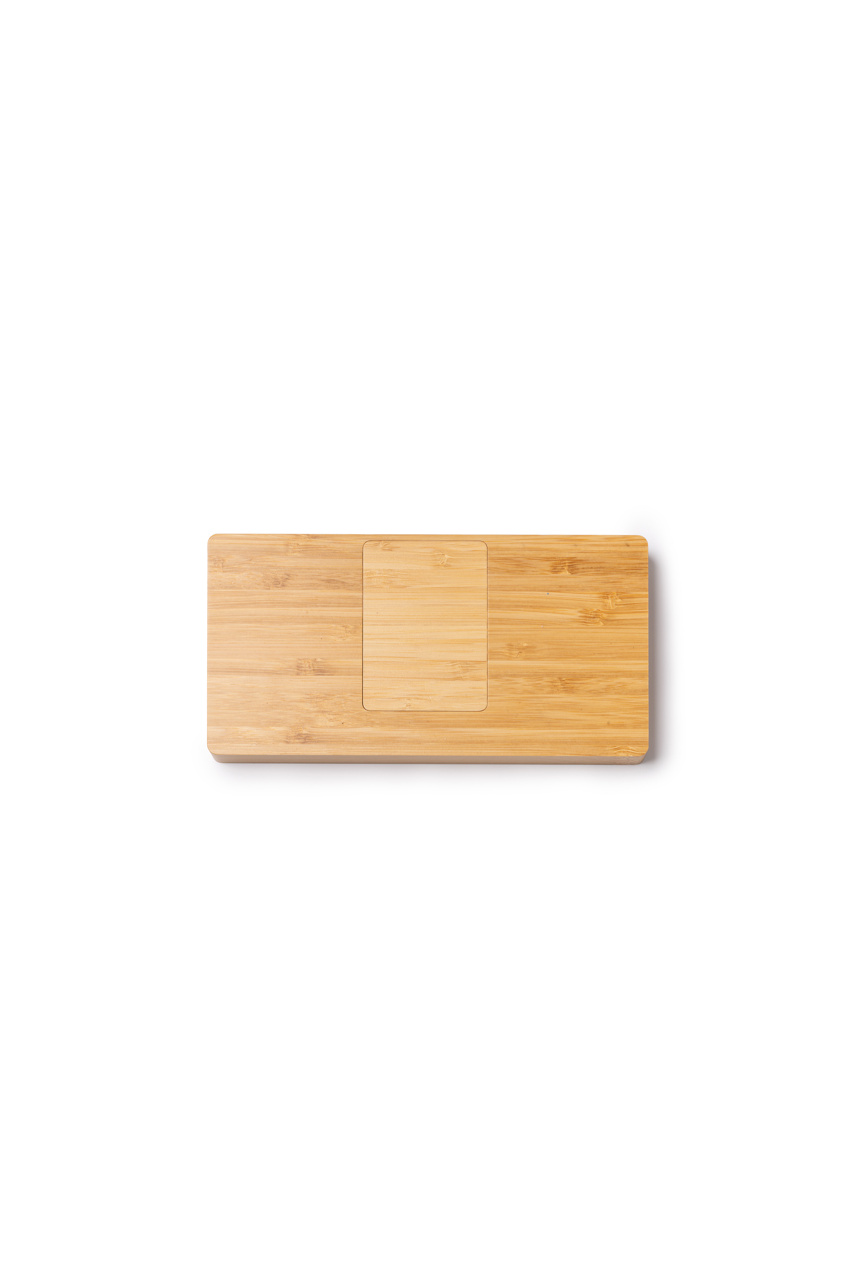 LUKE Bamboo Wireless Charger & Organizer Tray