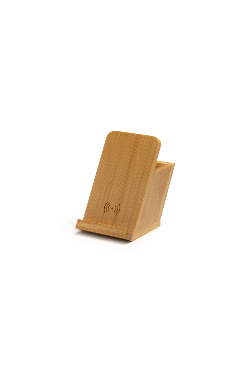 KODIX Bamboo Wireless Charger Pen Holder