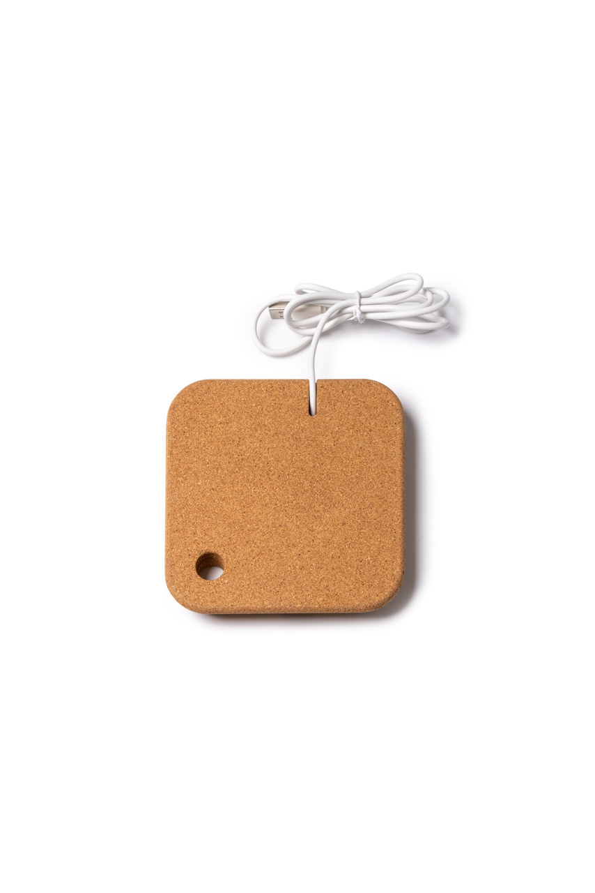 Eco-Friendly Bamboo and Cork Wireless Charger