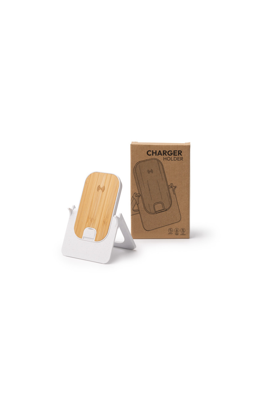 Eco-Friendly Bamboo Wireless Charger - Sustainable Charging
