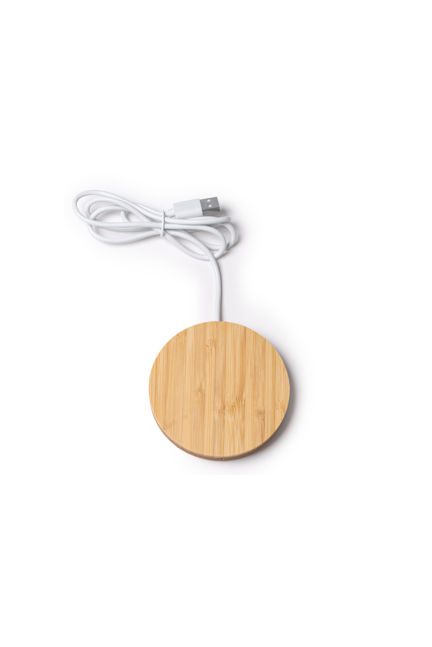 Eco-Friendly Bamboo & Cork Wireless Charger