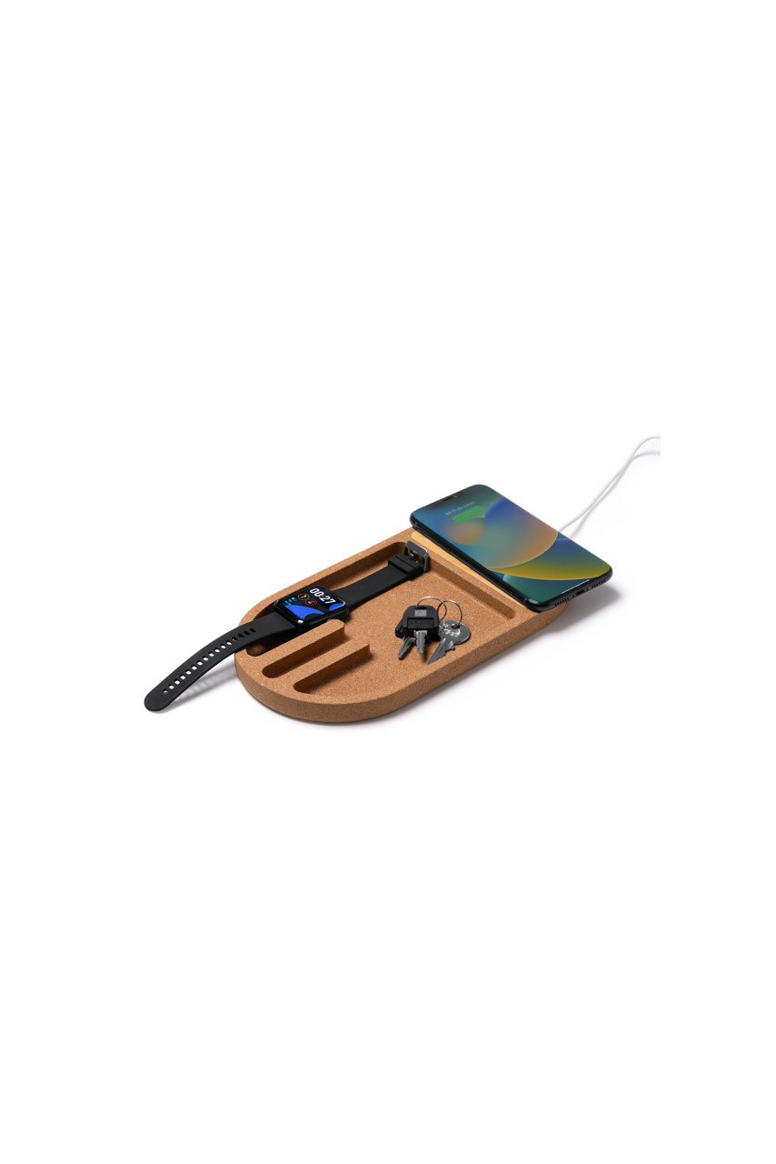 Încărcător Wireless COSMIC din Bambus și Plută - 10W