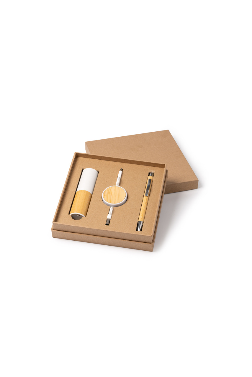Set Cadou Eco FARGON cu Power Bank și Pix