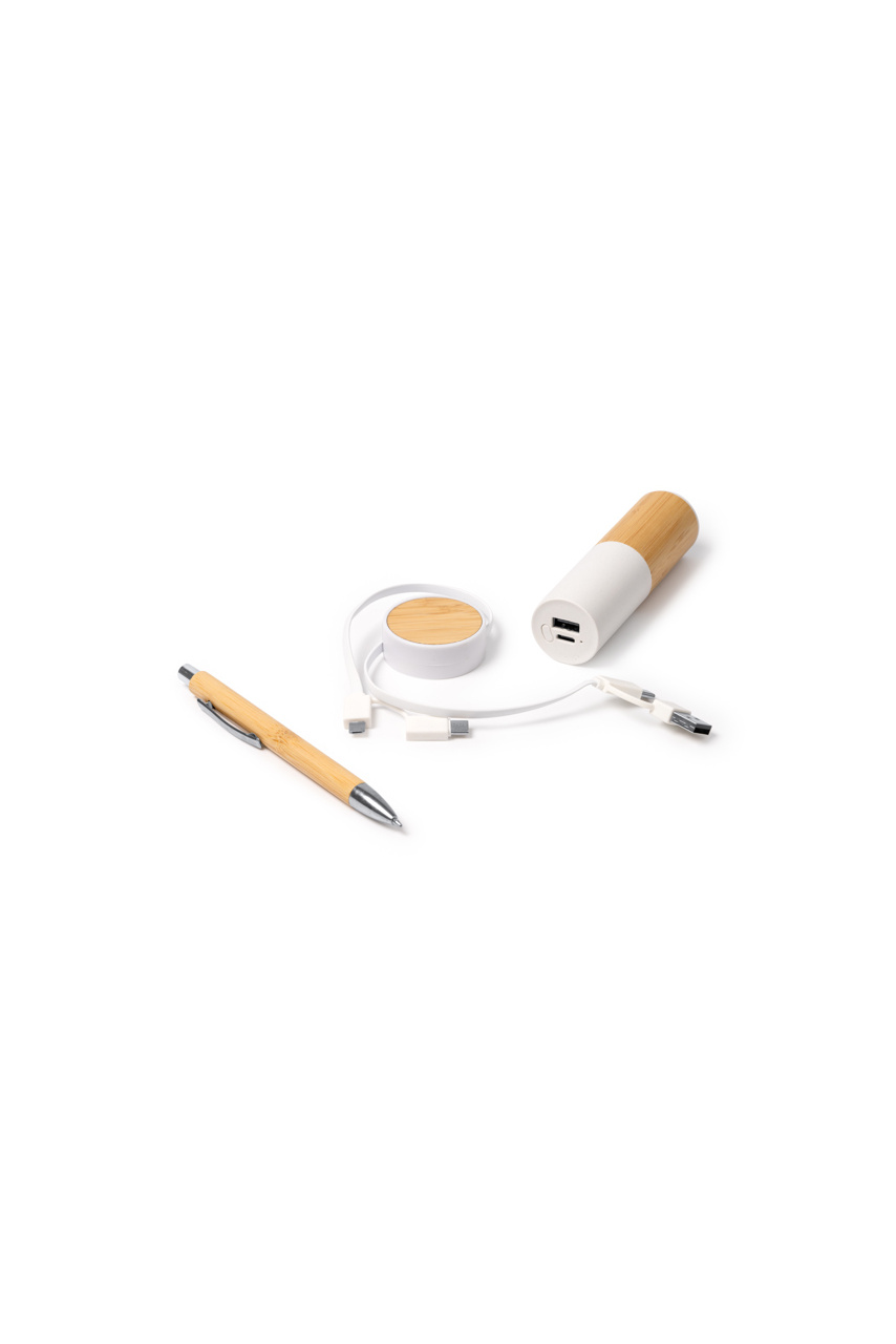 Set Cadou Eco FARGON cu Power Bank și Pix