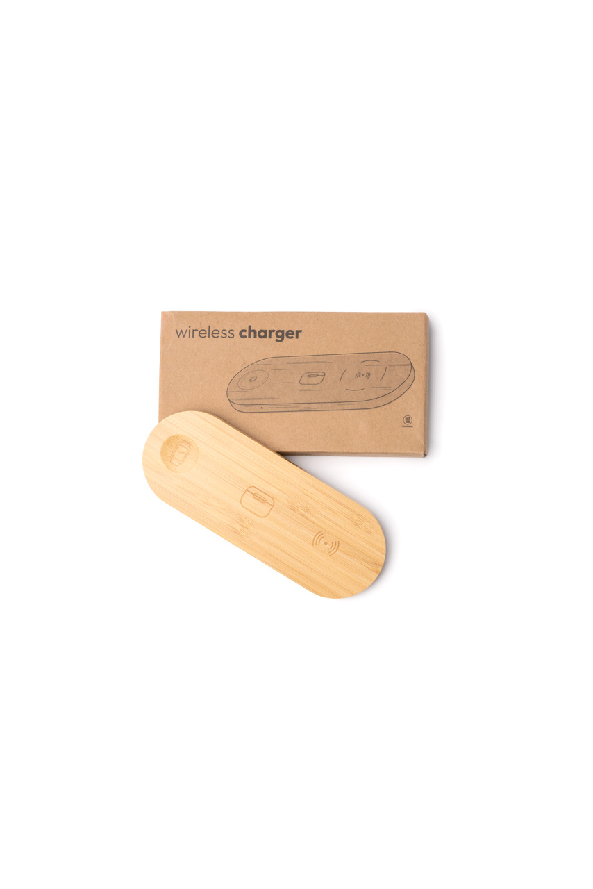 Fergus Bamboo 3-in-1 Wireless Charging Station
