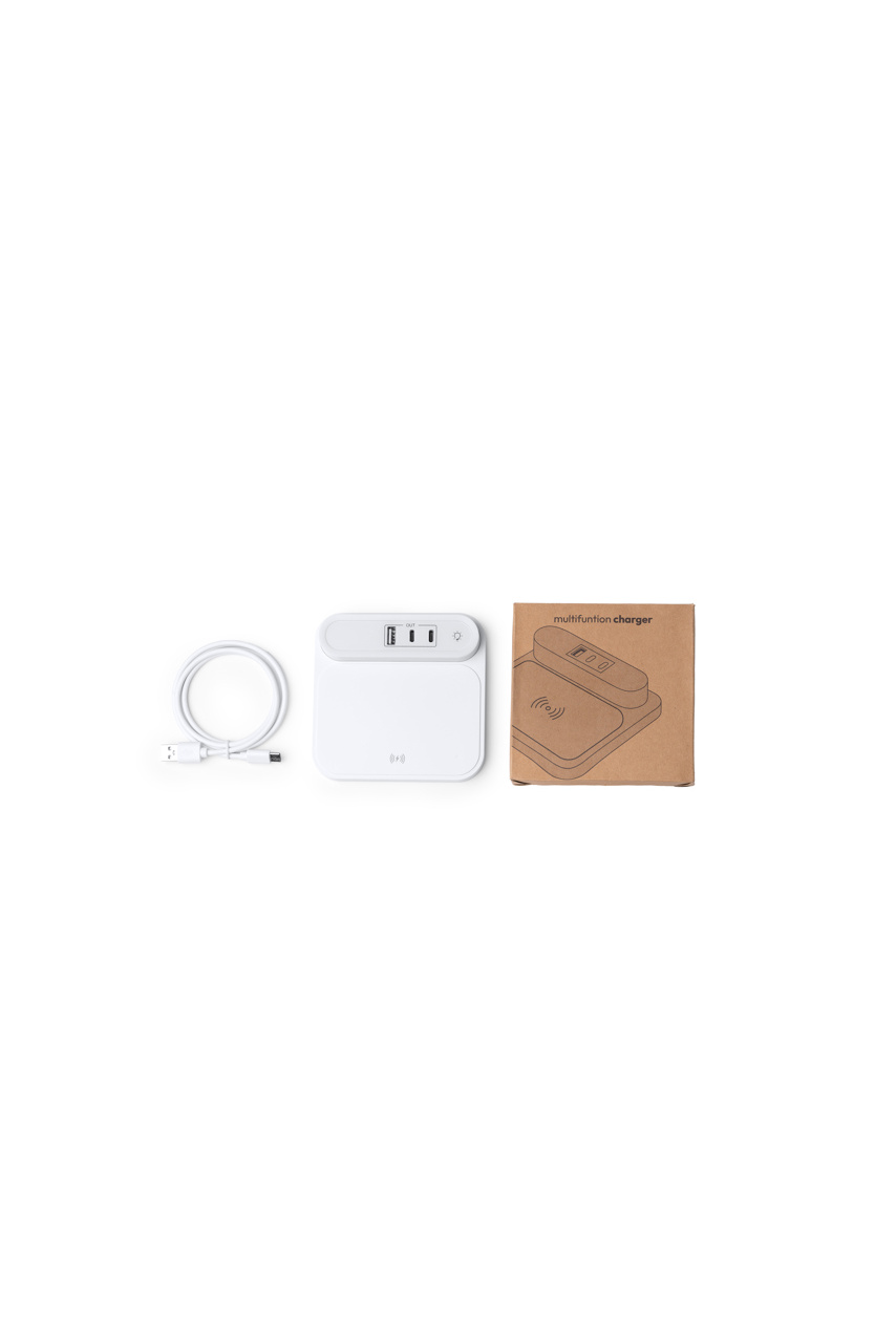 Încărcător Wireless TITANUS cu LED și Porturi Multiple