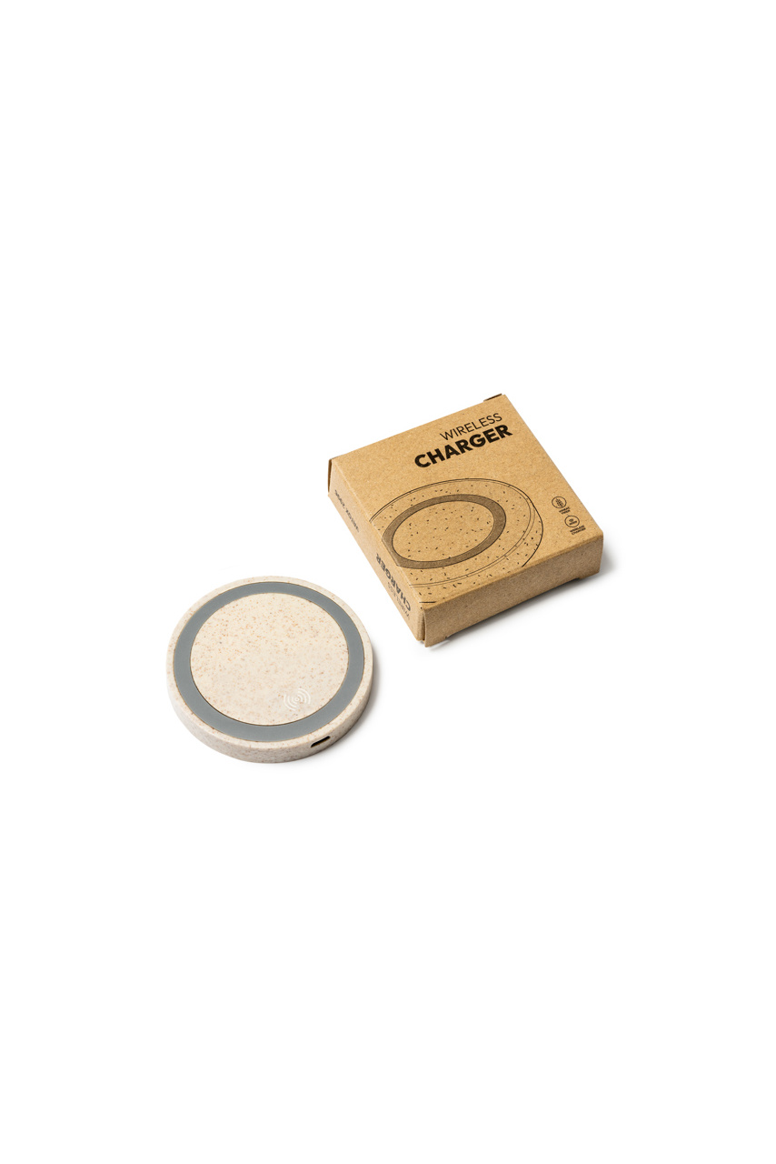 Eco-Friendly Wheat Fiber Wireless Charging Pad