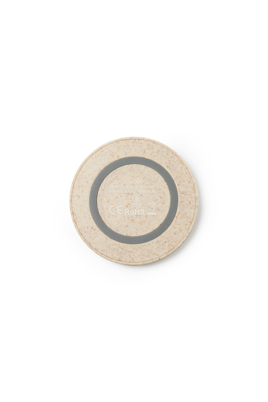 Eco-Friendly Wheat Fiber Wireless Charging Pad
