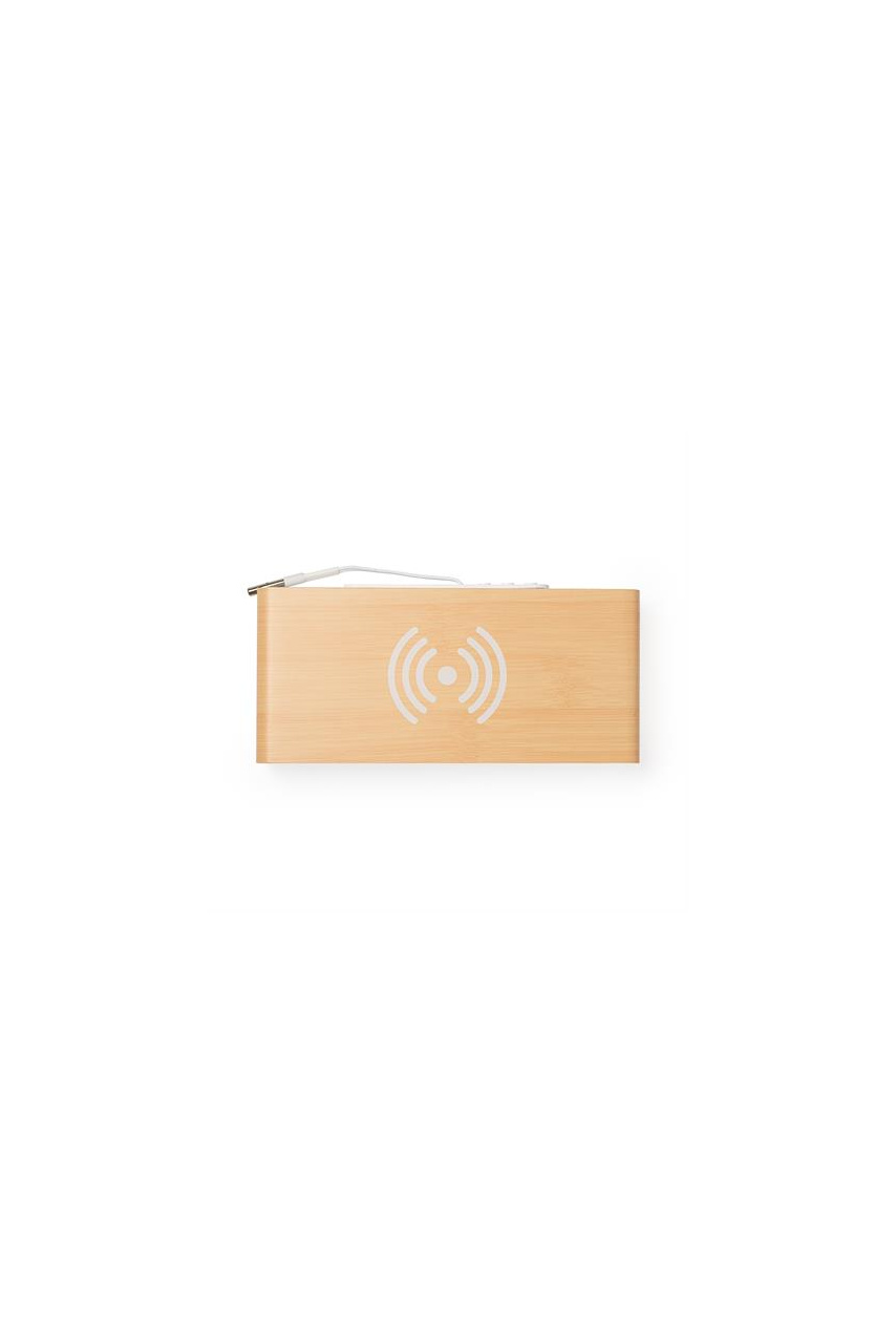 ICARUS Wireless Charging Wooden Clock