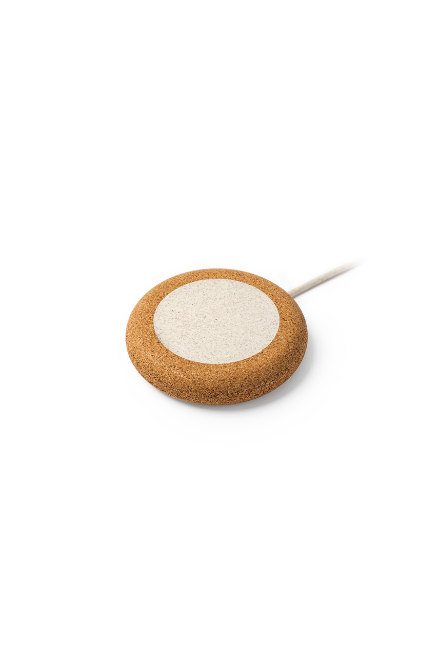 Eco-Friendly Cork Wireless Charger - 15W Power
