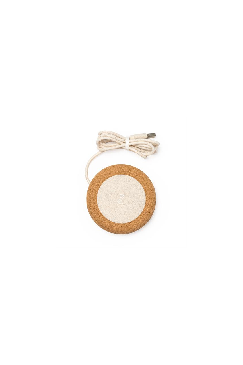 Eco-Friendly Cork Wireless Charger - 15W Power