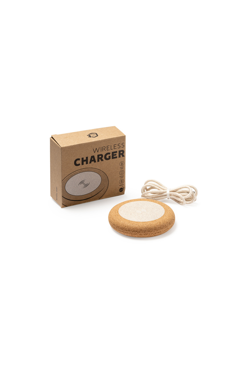 Încărcător Wireless Eco SULAC din Plută Naturală