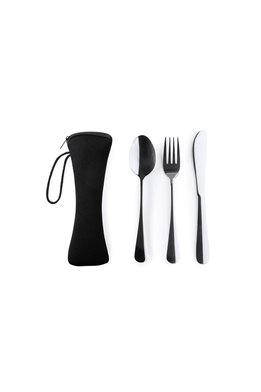 Set Tacâmuri Inox cu Husă Neopren BELVER