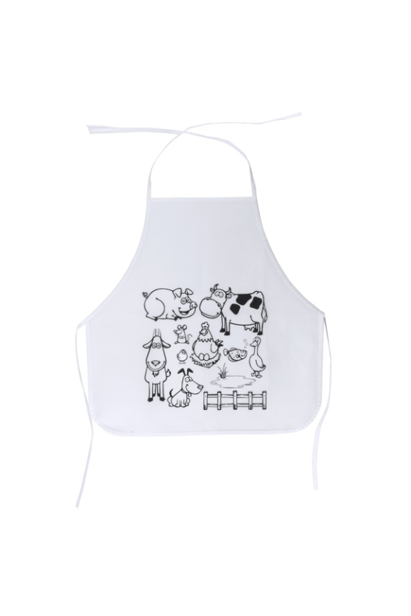 Children's Coloring Apron with Crayons