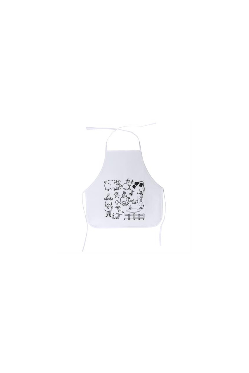 Children's Coloring Apron with Crayons