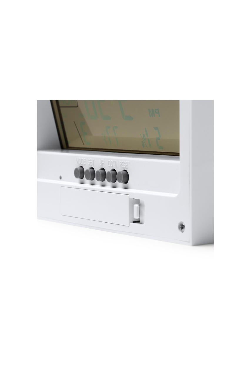 CRONOS Bamboo Weather Station - Eco-Friendly & Multifunctional
