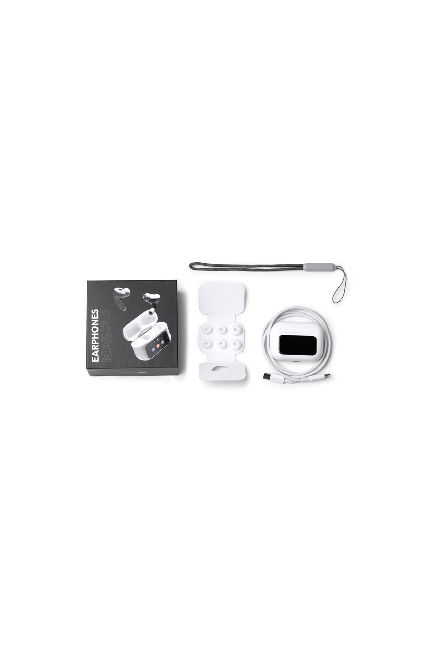 MARCUS Wireless Bluetooth Earbuds with Touchscreen Case