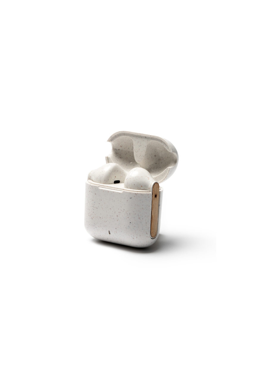 Căști Wireless Eco KUASI din Fibre de Grâu și Bambus