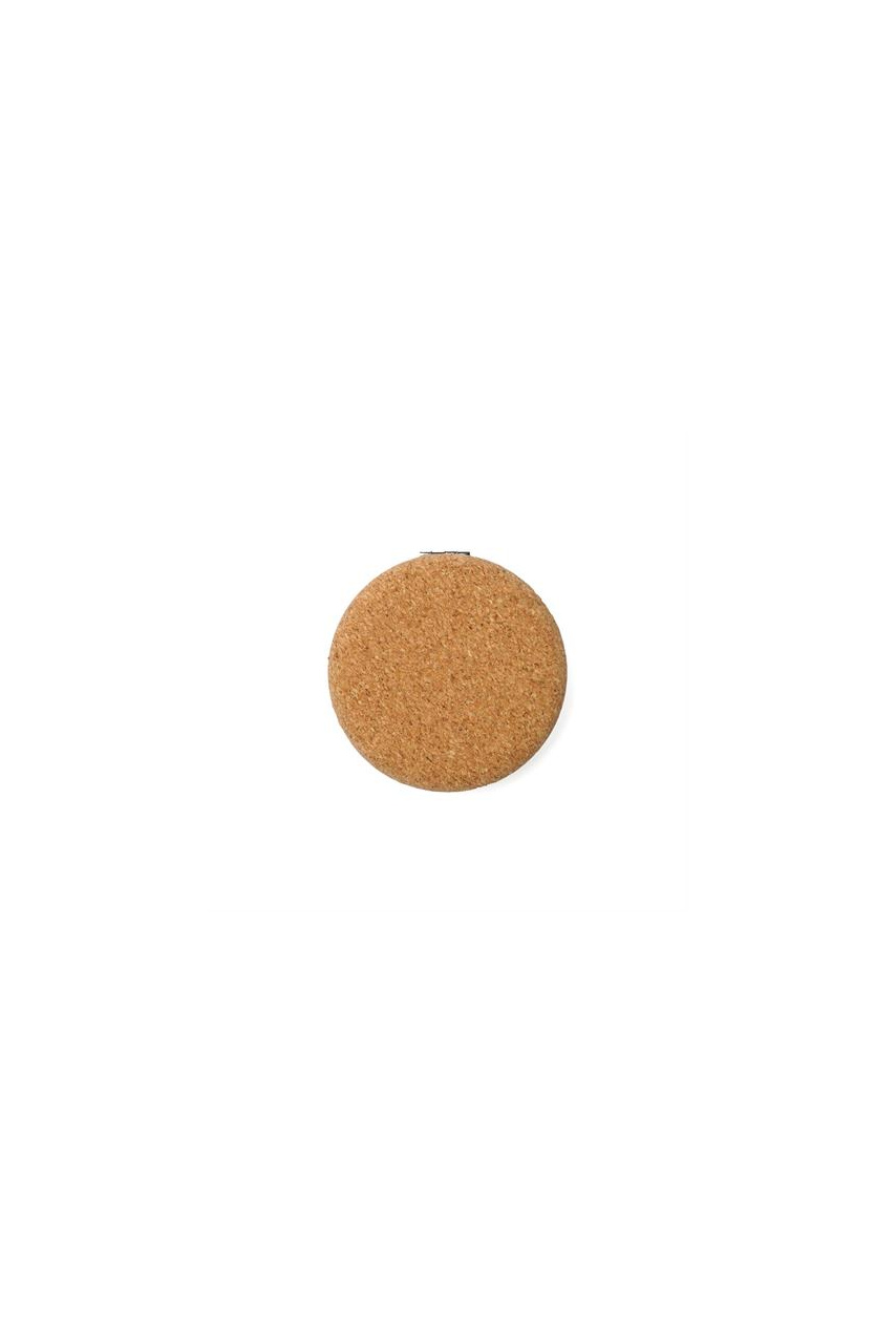 Belle Natural Cork Pocket Mirror