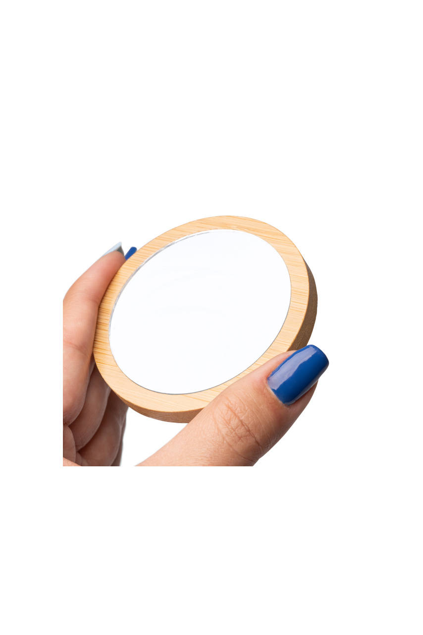 Eco-Friendly Bamboo Pocket Mirror