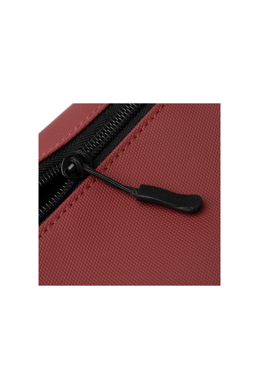 Pouch PU cu Fermuar Negru Elegant