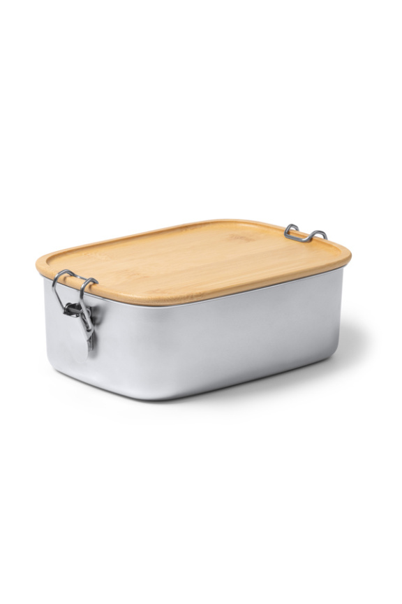 Daikon Stainless Steel Lunch Box with Bamboo Lid