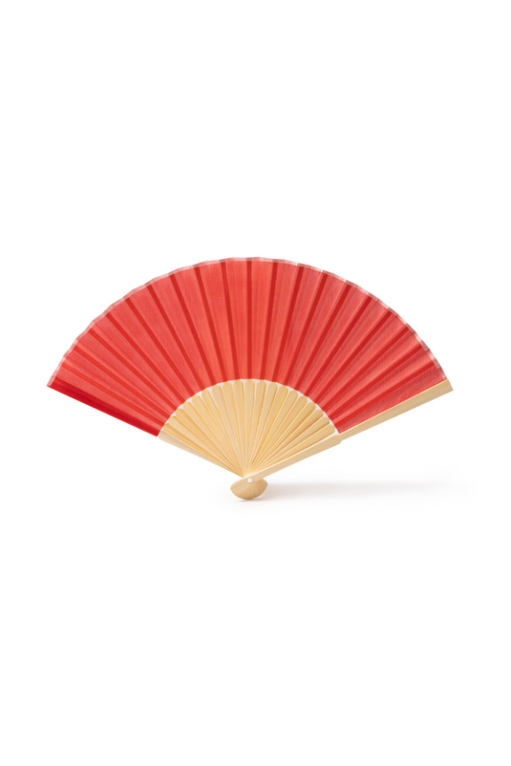 LIDIA Bamboo and Polyester Handheld Fan