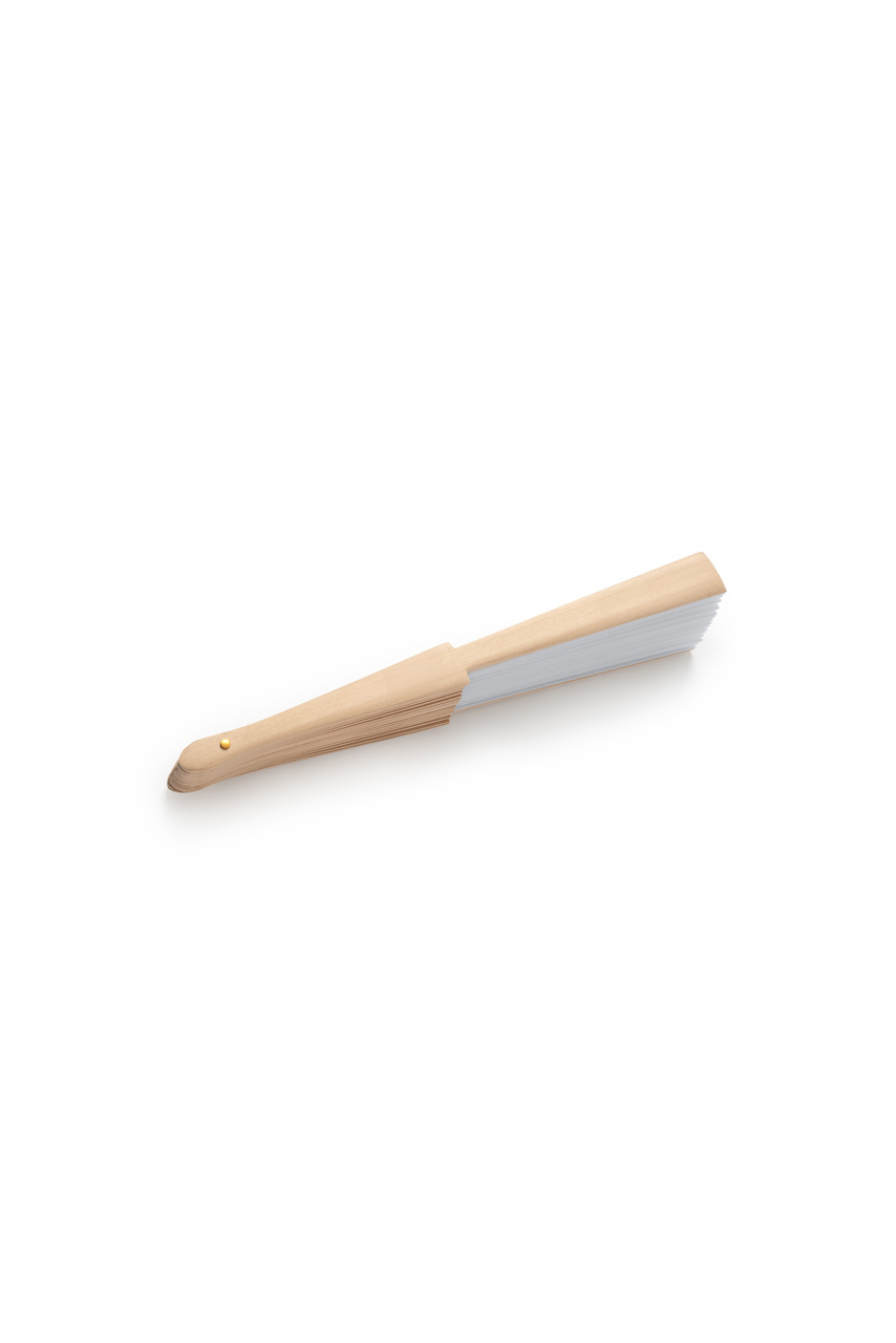 Eco-Friendly Wooden Hand Fan with RPET Fabric